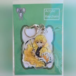 Demon Slayer Acrylic Keychain Japanese Anime Agatsuma Zenitsu